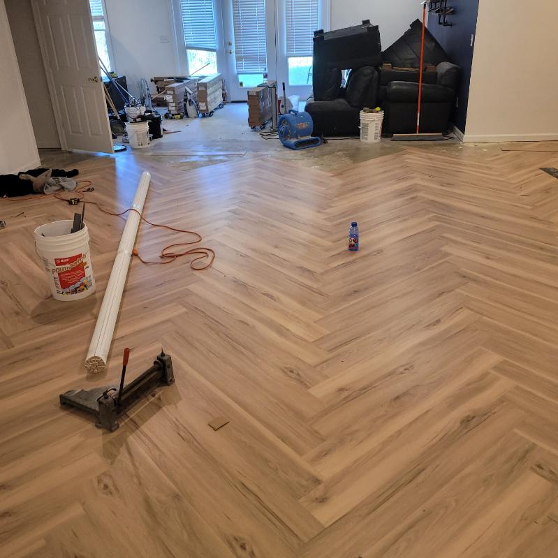 Vinyl Flooring Project